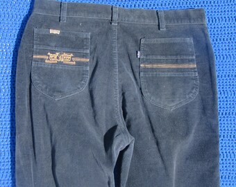 Vintage Men's 1980’s  Levi Corduroy/Velour Jeans Never Worn Navy Blue
