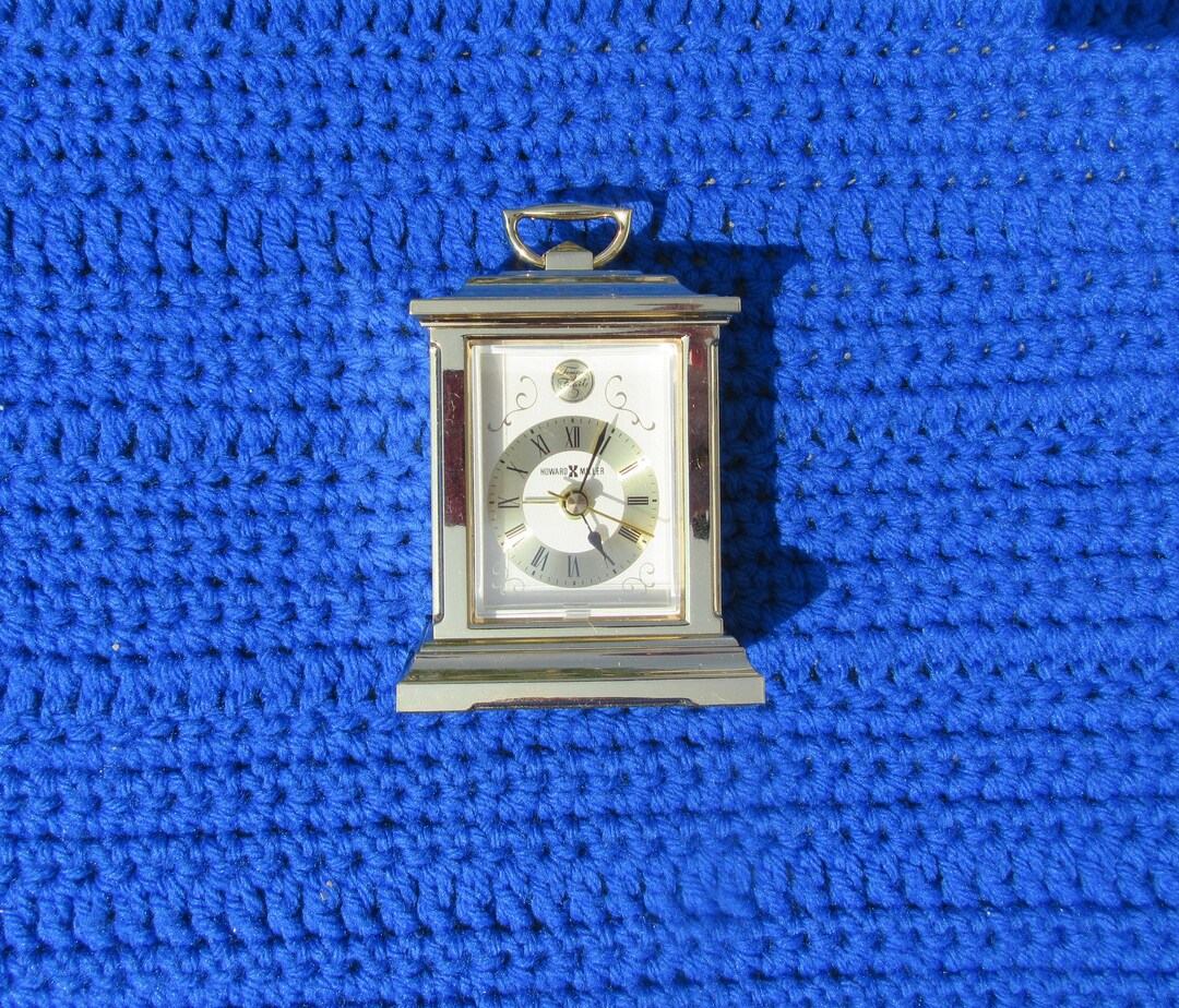 Vintage 1989 Howard Miller Quartz Alarm Clock Model 613200 Etsy