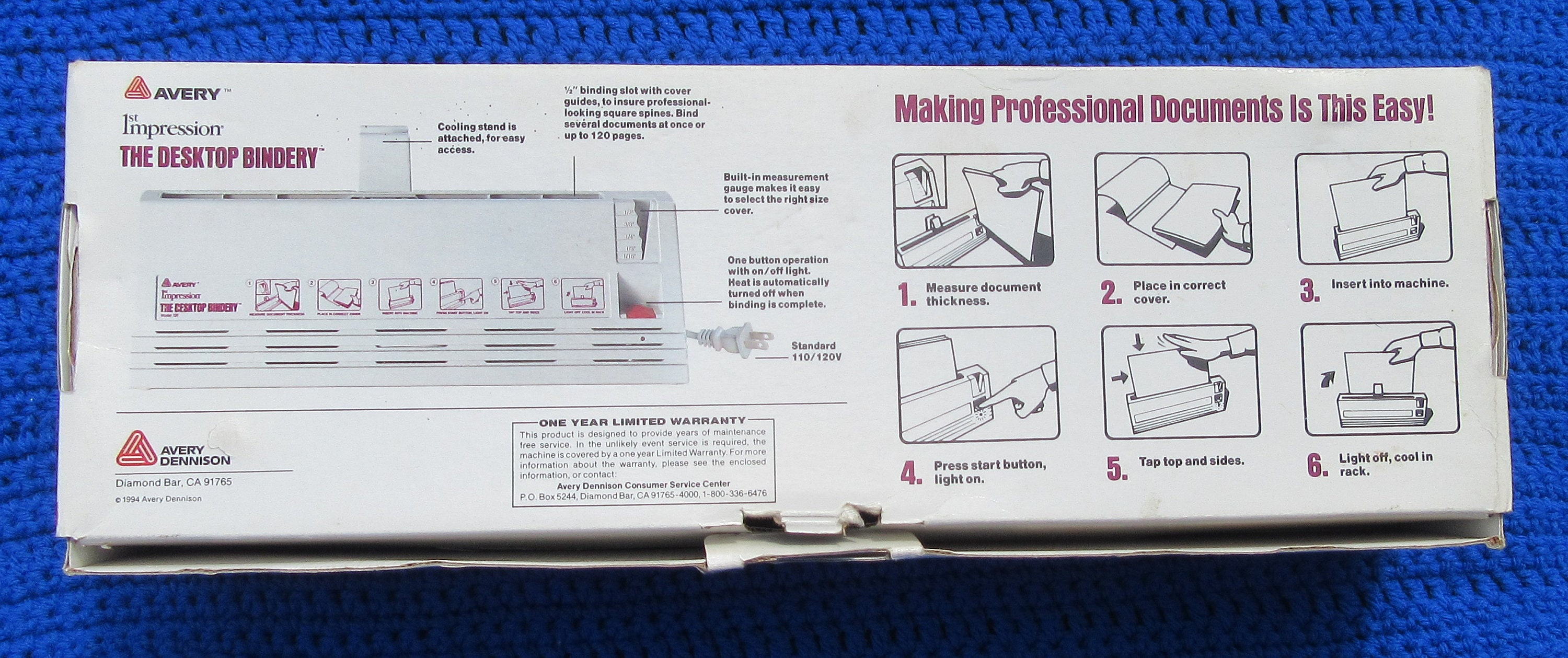 Avery the Desktop Bindery System Model 120 - Etsy
