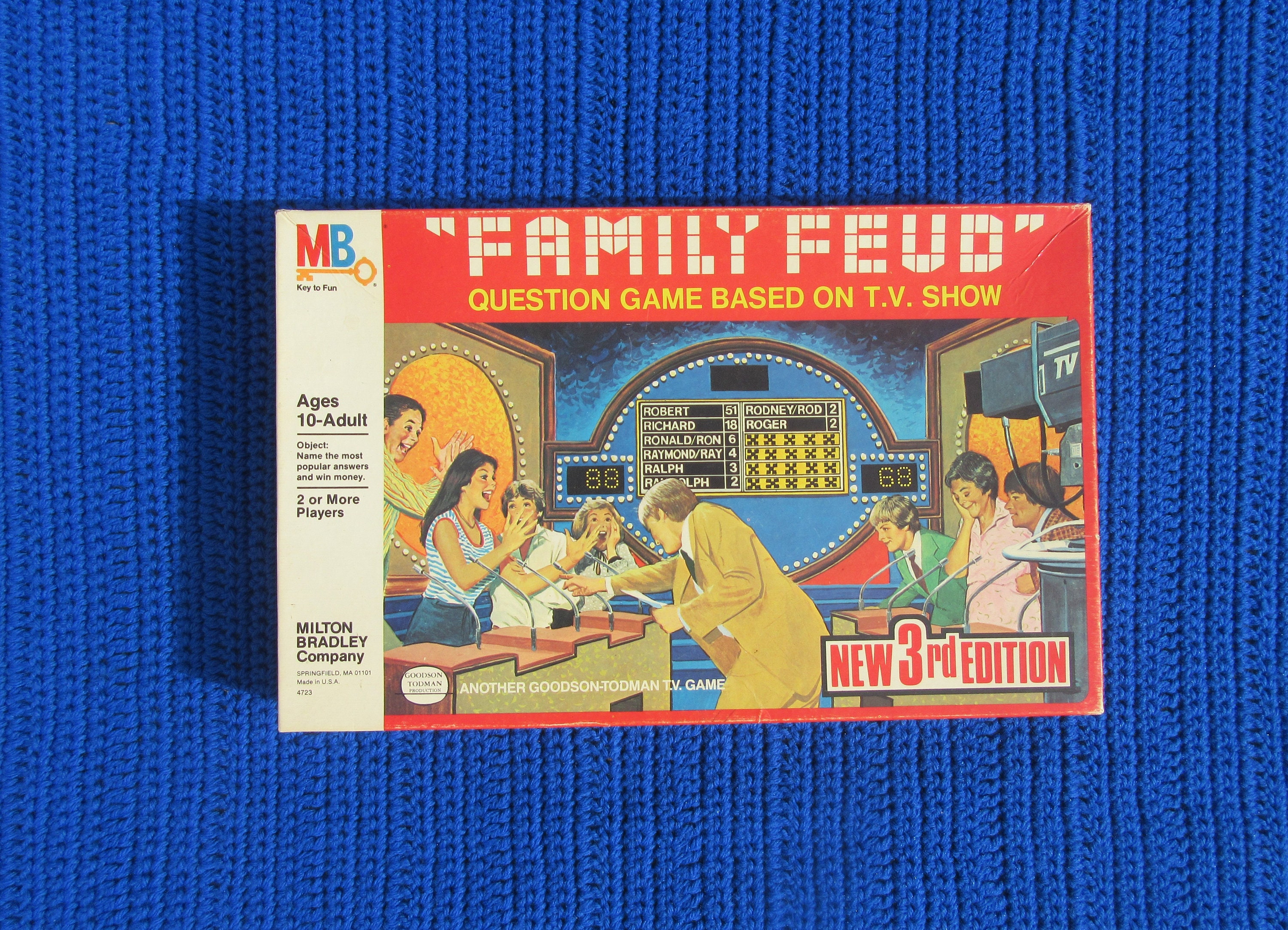 VINTAGE 1978 Family Feud Board Game 3rd Edition by Milton Bradley