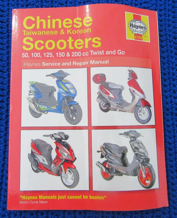 Haynes 4768 Chinese Taiwanese & Korean Scooters - Etsy