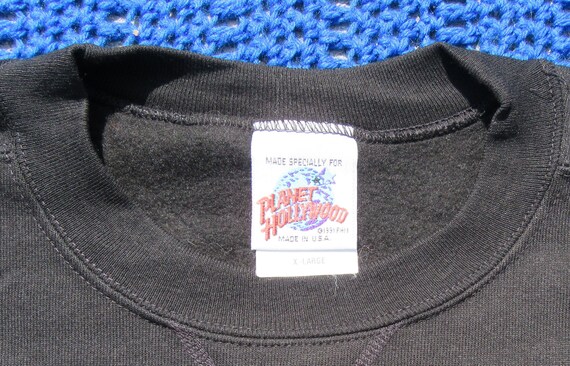 Vintage  Embroidered Planet Hollywood Beverly Hil… - image 4