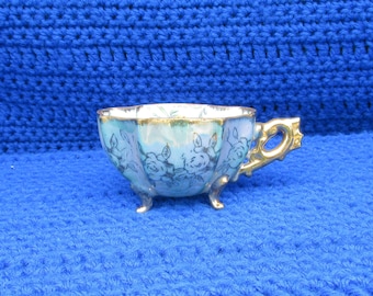 Vintage Maso Shafford Ware teacup, likely from Japan with Gold Accents and Trim