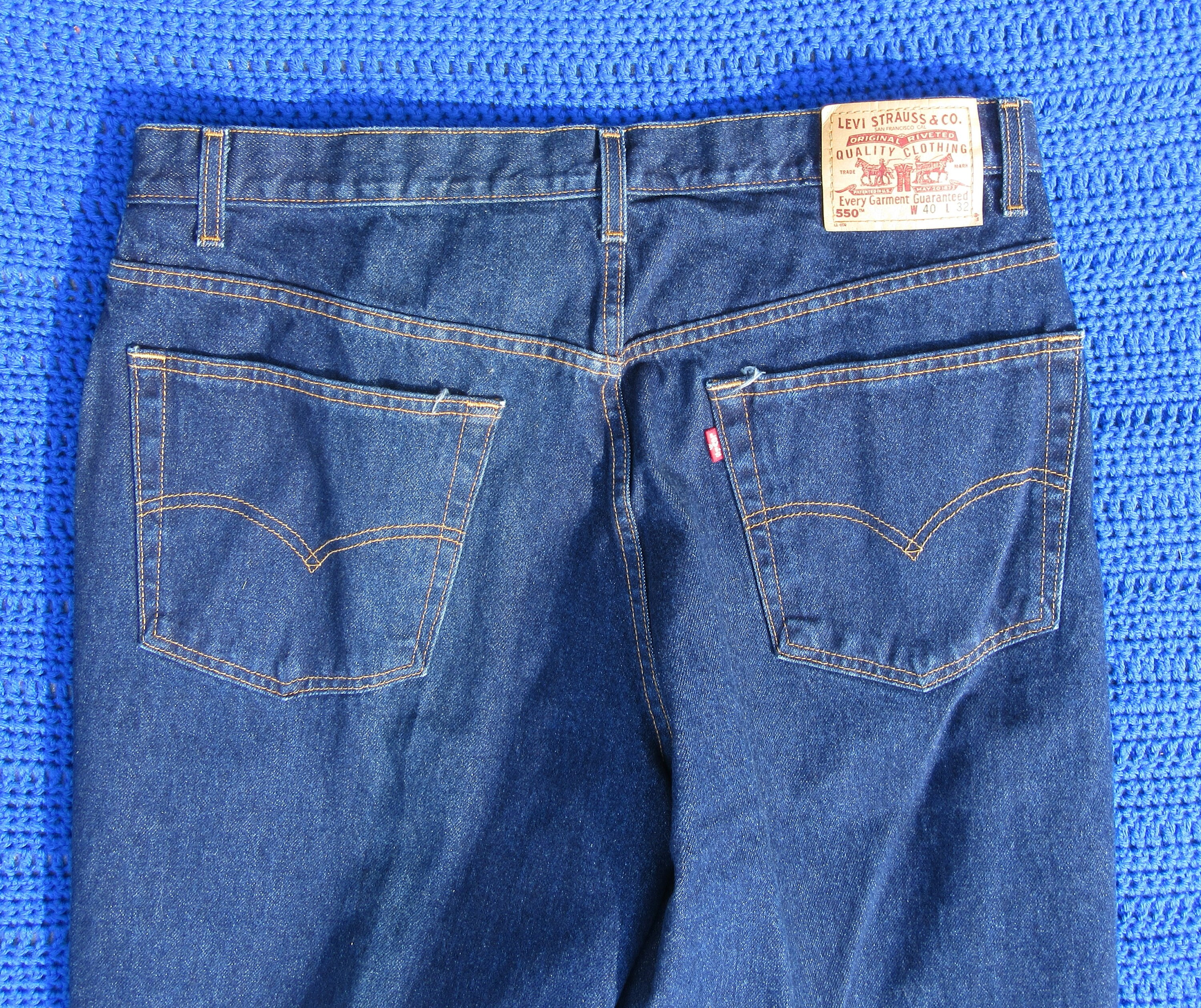 オールドビンテージLevi'sジーンズ Vintage 1985 Men's Levi Jeans 40/32 Relaxed Fit NEVER WORN - Etsy