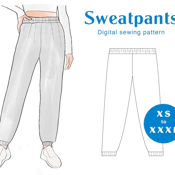 Baggy Pants Pattern Etsy