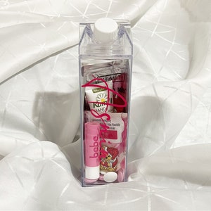 Botella de cartón de leche llena y personalizada, botella, agua, Navidad, regalo de Navidad, nombre, regalo, regalo