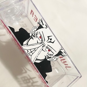 Custom Anime Inspired Bottle, Completely Personalized Bottle, Milk Carton Bottle, Milk Carton, Acrylic, Reusable, Anime, Weeb, Otaku