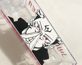 Custom Anime Inspired Bottle, Completely Personalized Bottle, Milk Carton Bottle, Milk Carton, Acrylic, Reusable, Anime, Weeb, Otaku