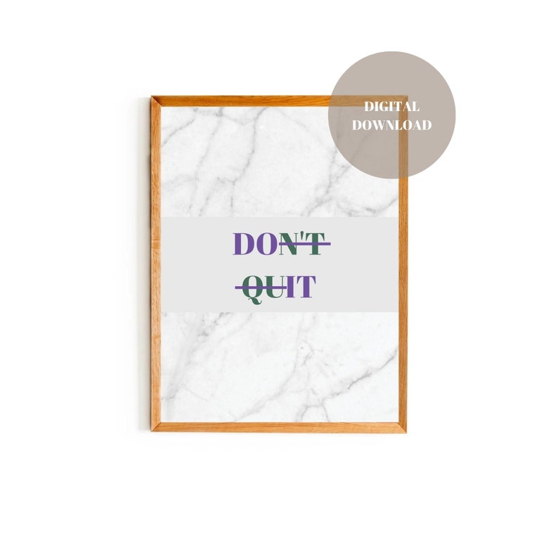 Triple Wall Art Motivation Wall Art You Can Do Itminimal Etsy