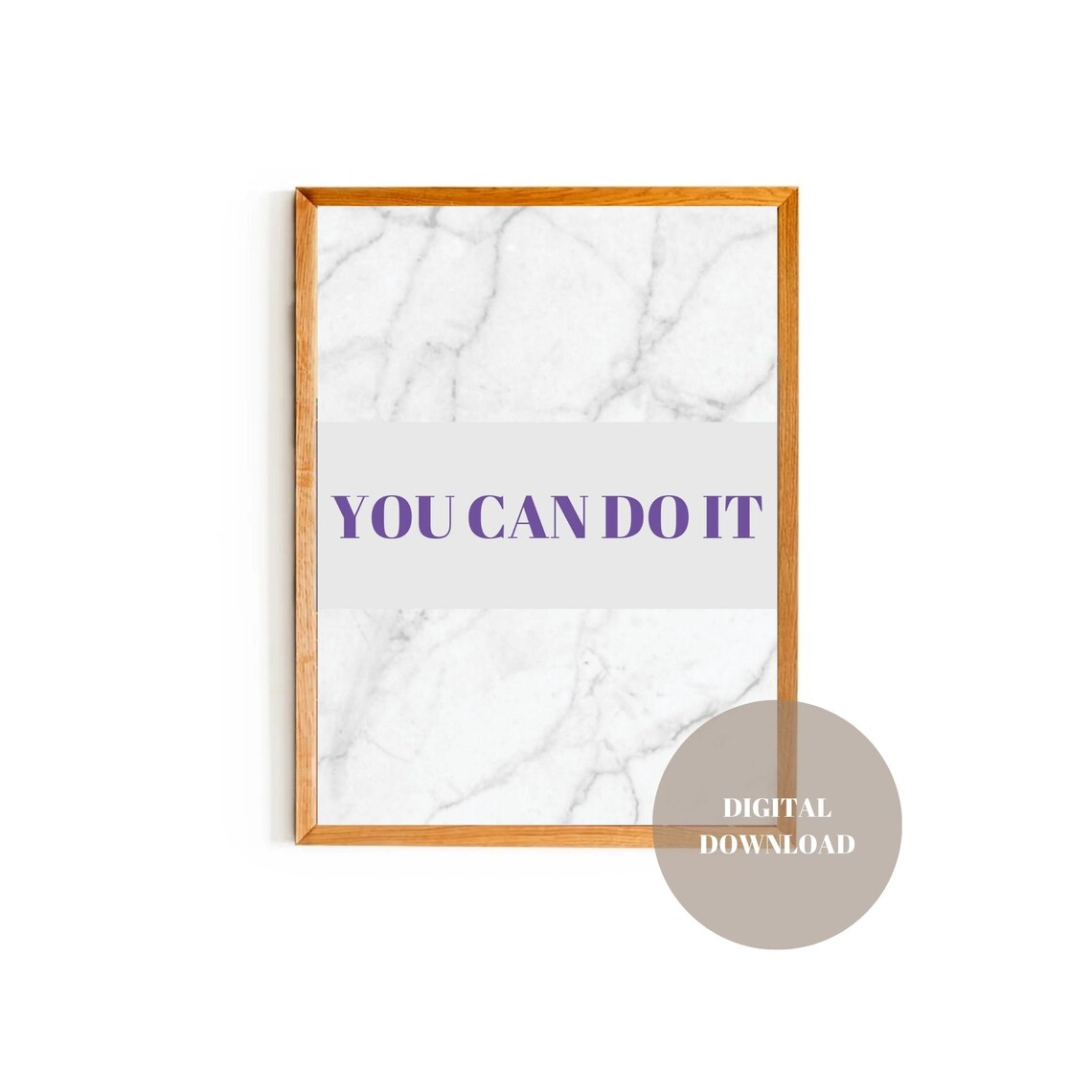 Triple Wall Art Motivation Wall Art You Can Do Itminimal Etsy