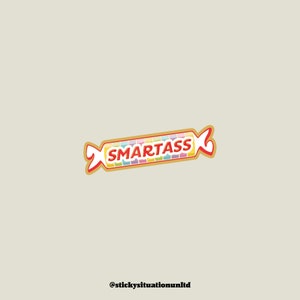 Smartass Candy Enamel Pin