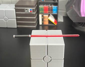 Custom V3 Lightsaber Hilt & Blade - 1/12 Scale, 3d Printed and Hand Painted