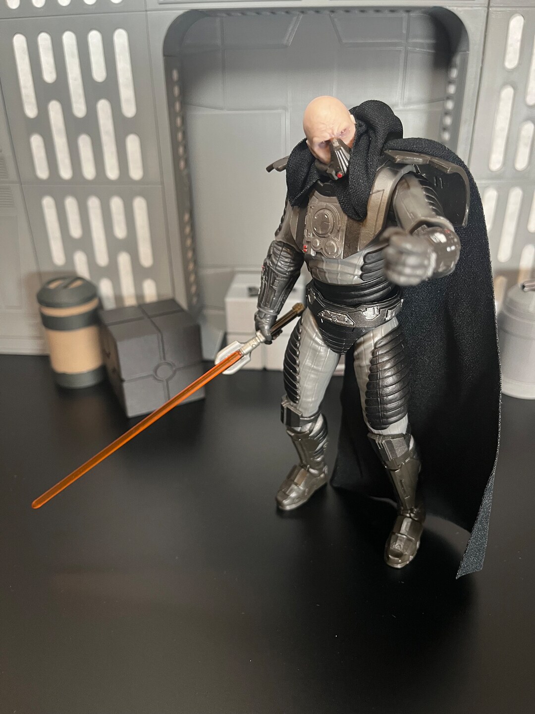 Darth Malgus Lightsaber Replacement Blade for 6 Inch Black Series Figure 3D Printed 1/12 Scale