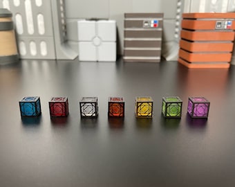 Black Rimmed Jedi Holocron | 1/12th Scale | Action Figures | Black Series | Custom | 3d Printed