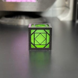 1/6th Scale | Black Rimmed Jedi Holocron | Action Figures | Black Series | Custom | 3d Printed