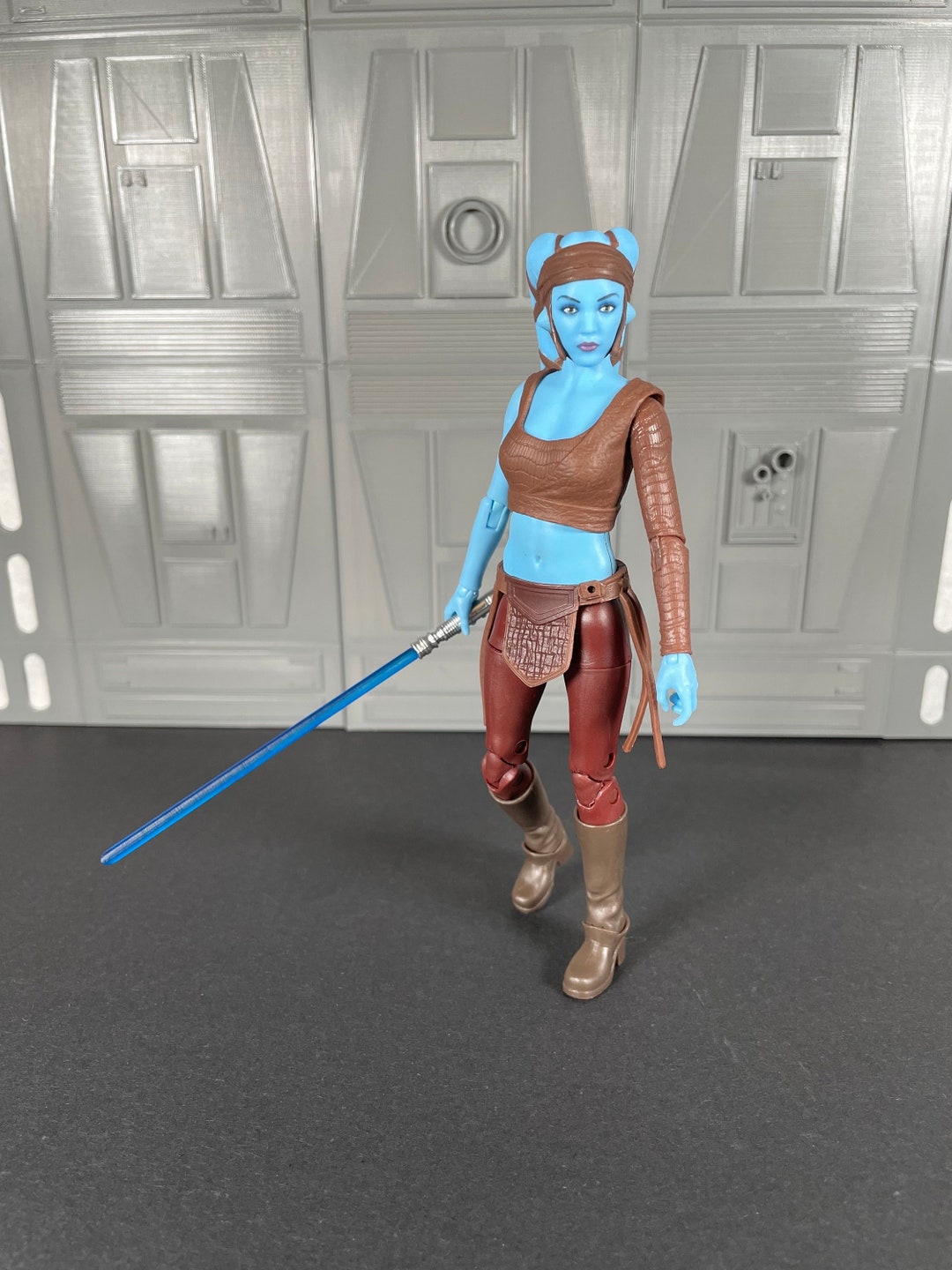 Aayla Secura Lightsaber Replacement Blade for 6 Inch Black Series Figure 3D Printed 1/12 Scale