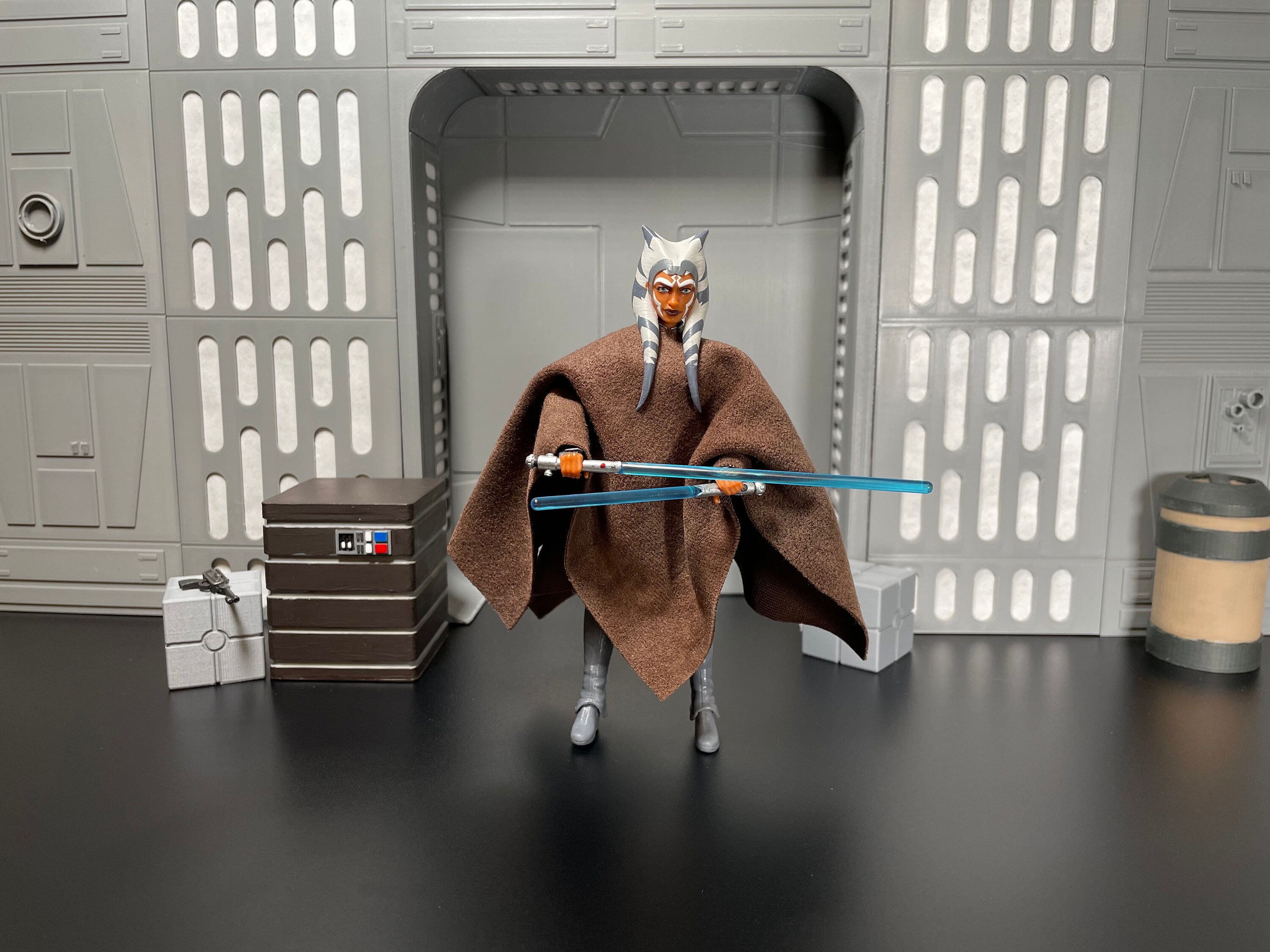 Ahsoka Tano Fabric Poncho the Clone Wars 1/12 Scale Etsy