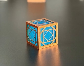 1/6th Scale | Bronze Rimmed Jedi Holocron | Action Figures | Black Series | Custom | 3d Printed