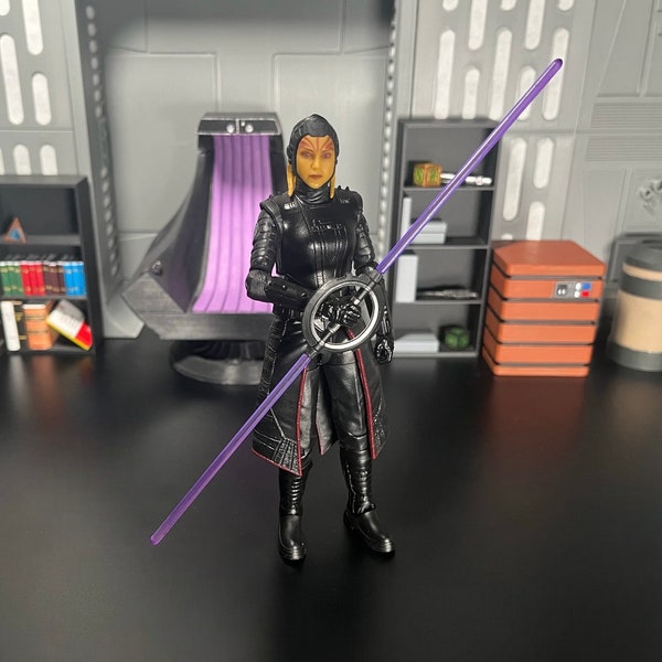 Fourth Sister Inquisitor Lightsaber Replacement Blades 2 Pack | For 6 inch Black Series Figure | 3D Printed | 1/12 Scale