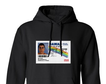 Cult Classic McLovin Driver License Superbad Movie Unisex Hooded Sweatshirt