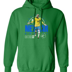 Brazil World Cup 2022 Neymar Hoodie Away -  New Zealand