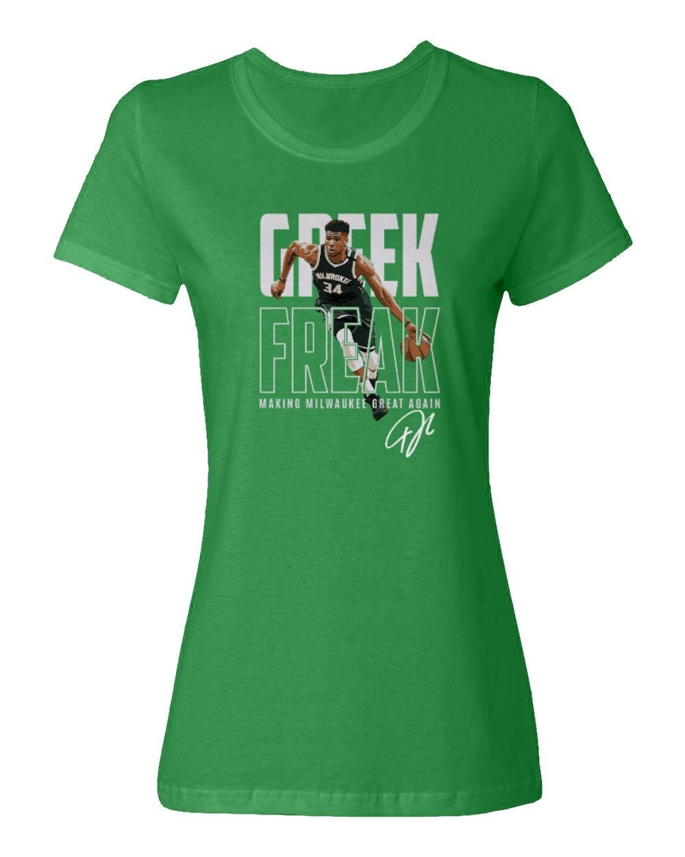 Fear The Deer Basketball T-Shirt' Unisex Tri-Blend T-Shirt