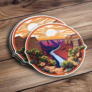 Grand Canyon National Park Stickers, Grand Canyon Stickers, Arizona Sticker Pack, Grand Canyon Decal, National Park Lover Gift
