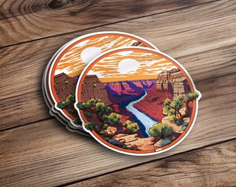 Grand Canyon Nationalpark Aufkleber, Grand Canyon Aufkleber, Arizona Sticker Pack, Grand Canyon Aufkleber, Nationalpark Liebhaber Geschenk