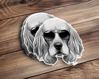 Cocker Spaniel, Cockers Rule Stickers, Funny Dog Lover Gifts, Dog Mom Stickers, Dog Lover Decals, Cocker Spaniel Gifts