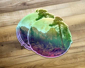 Sequoia National Park Stickers, Sequoia Trees, Adventure Stickers, Camping Stickers, Forest Decal, Forest Decals