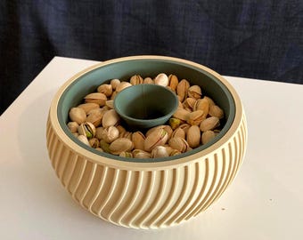 Pistazienschale Snackschale Stilvolle Servierschale für Nüsse und Kerne - Stylish Pistachio Bowl V2
