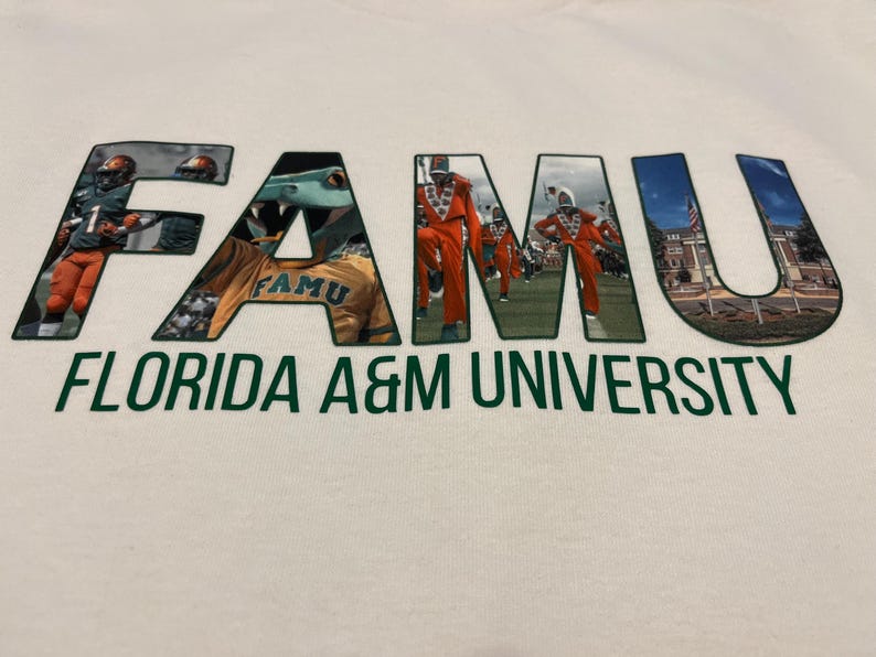 FAMU Florida A&M University Custom T-shirt | Green - Etsy