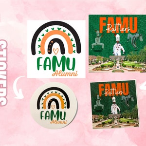FAMU Sticker | FAMU Aufkleber | Laptop Aufkleber | Aufkleber