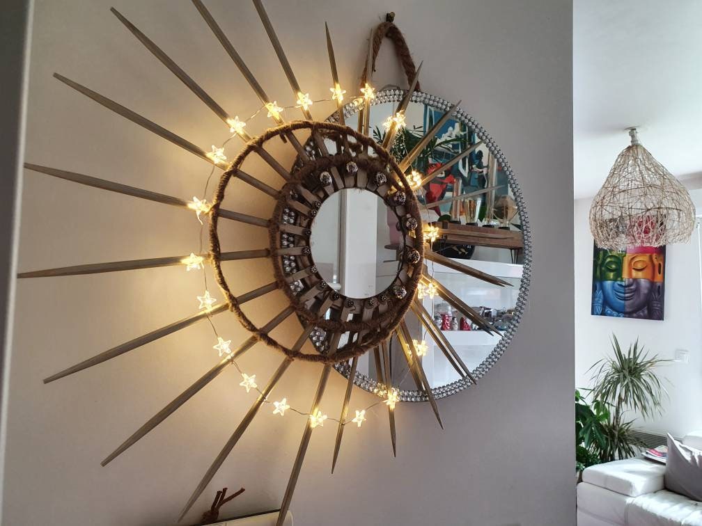 Double Miroirs Mural Veilleuse