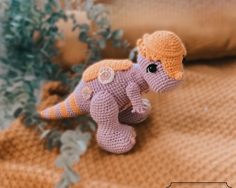 Crochet Pattern - I Dino I "PACHYCEPHALOSAURUS PACHY" I PDF [ger]
