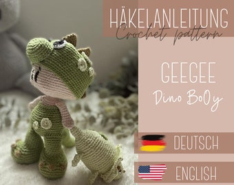Crochet pattern - Crochet pattern - DINOBOY - GEEGEEs - GER/ENG