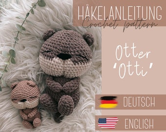 Crochet pattern I Crochet pattern I Otter - Otterbaby 'OTTI' I [GER]/[ENG]