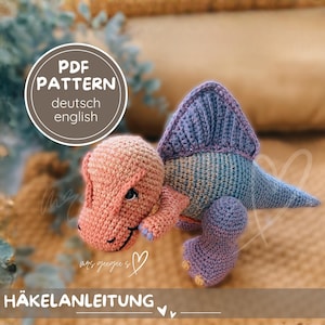 Häkelanleitung - Crochet pattern I Dino I "SPINOSAURUS" I PDF [ger/eng]