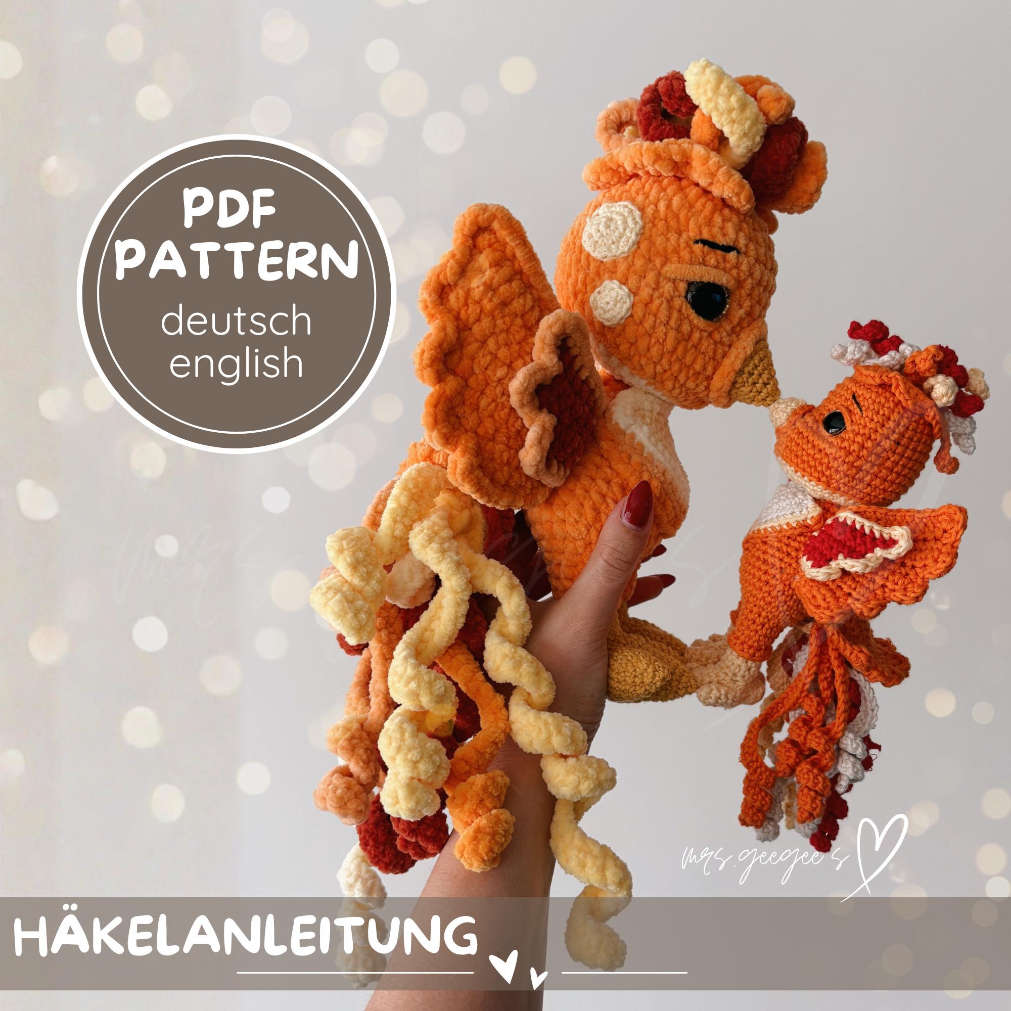 Phoenix Amigurumi Crochet Pattern PDF