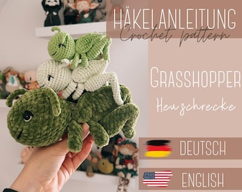 Crochet pattern I Grasshopper I PDF [ger/eng]