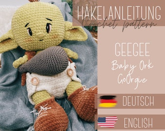Crochet pattern - Crochet pattern - Baby Ork GoOrgi - GEEGEEs - GER/ ENG