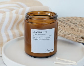 Seaside Spa Soy Wood Wick Candle