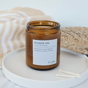Seaside Spa Soy Wood Wick Candle