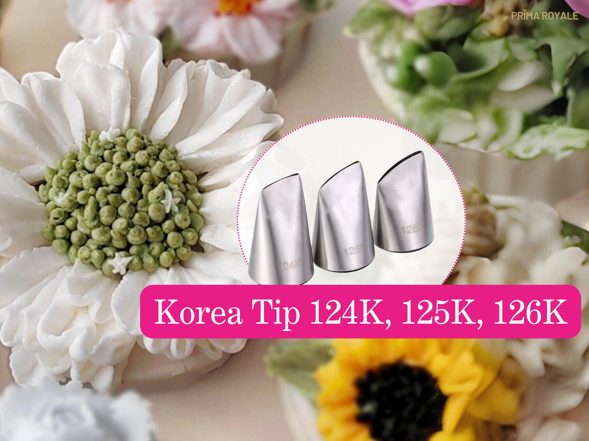 Flower 124k Tip 124K 125K 126K Piping Tip Cake Decorating Nozzle