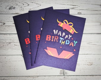 Multipack of Birthday Cards for Men | Surprise Pop Up Feature Ideal for Boys | Pack of 3