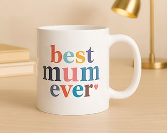 GIFTARU Best Mum Ever Mug, Gift for mum