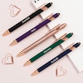 Personalized Rose Gold Pens, Thank You Gifts for Teachers, Colleague Gift Pen for her, Student School Leavers Presents, Hen Do Party Favors product logo