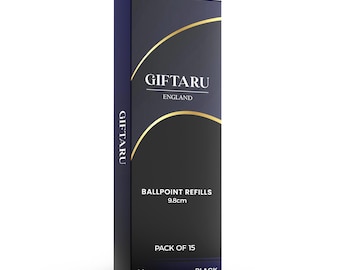 Black Ink Ballpoint Pen Refills for Soft Touch Stylus Pens (Pack of 10)