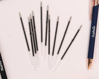 Pack of 10 Pen Refills, Red ink Ballpoint Refill for Soft Touch Pens