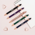 Personalised Luxurious Soft Touch Rose Gold Pen, Gift Pens for Women, Best Friends Gift, Christmas Gifts, Fancy Custom Pen, Presents for Her